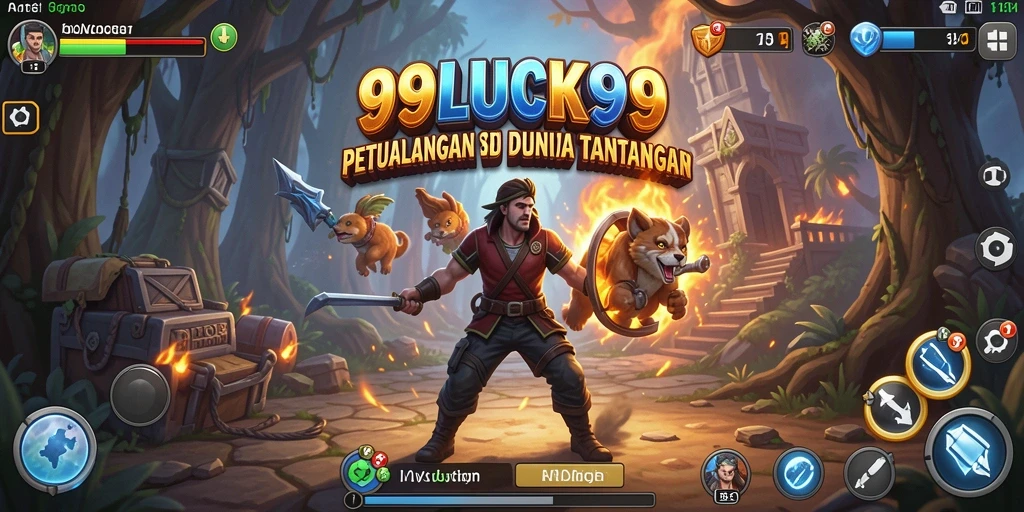 Screenshot gameplay 99LUCK99 menampilkan aksi petualangan yang seru dan grafis memukau.