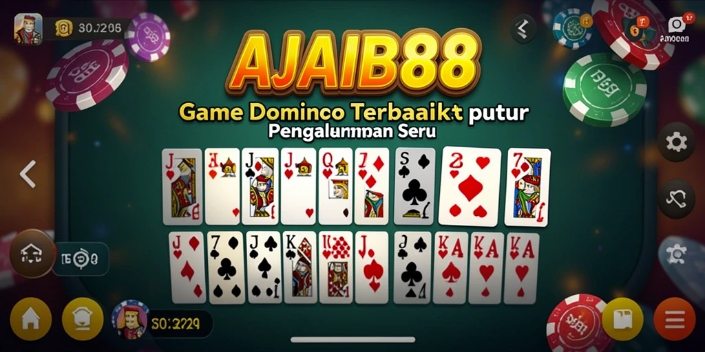 Tampilan menarik dari gameplay AJAIB88 dengan pemain mengadu strategi dalam permainan Domino.