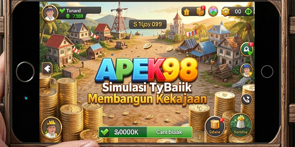 Tampilan gameplay APEK88 menampilkan keseruan simulasi dunia bisnis.