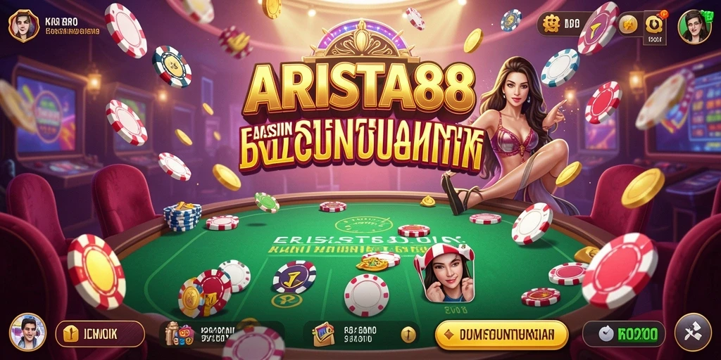 Tampilan menarik dari permainan Kasino ARISTA88 yang mendebarkan.