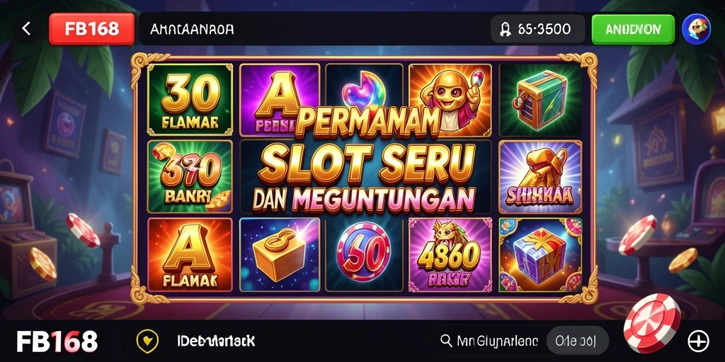 Tampilan gameplay menarik dari FB168 dengan mesin slot yang berkelas.