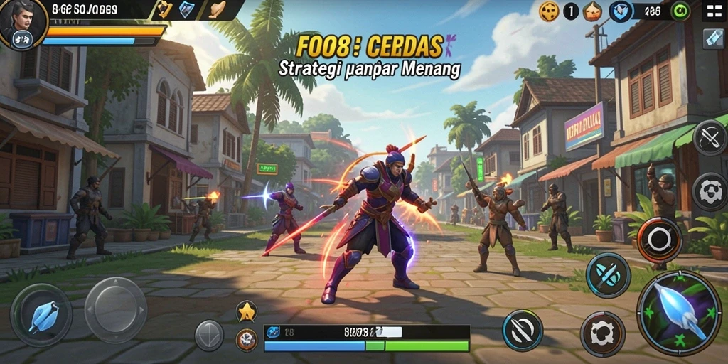 Tangkapan layar gameplay FO8 yang menampilkan taktik mendebarkan.