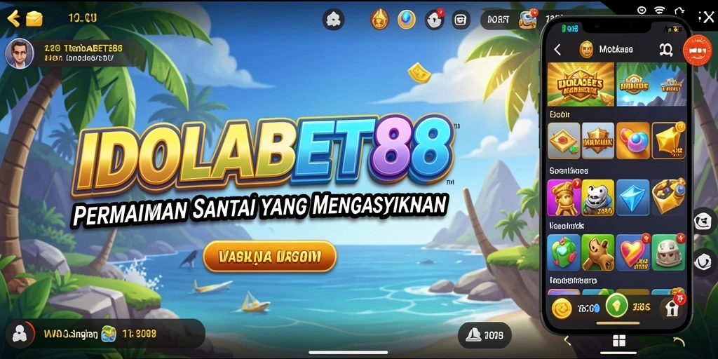 Screenshot gameplay IDOLABET88 menampilkan keseruan permainan santai.