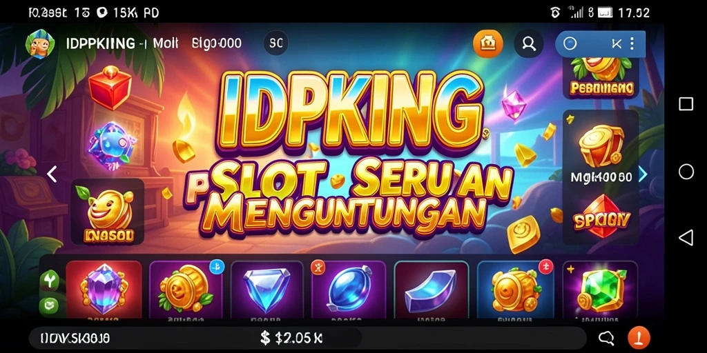 Screenshot gameplay IDPKING menunjukkan pengalaman slot yang seru dan menegangkan.