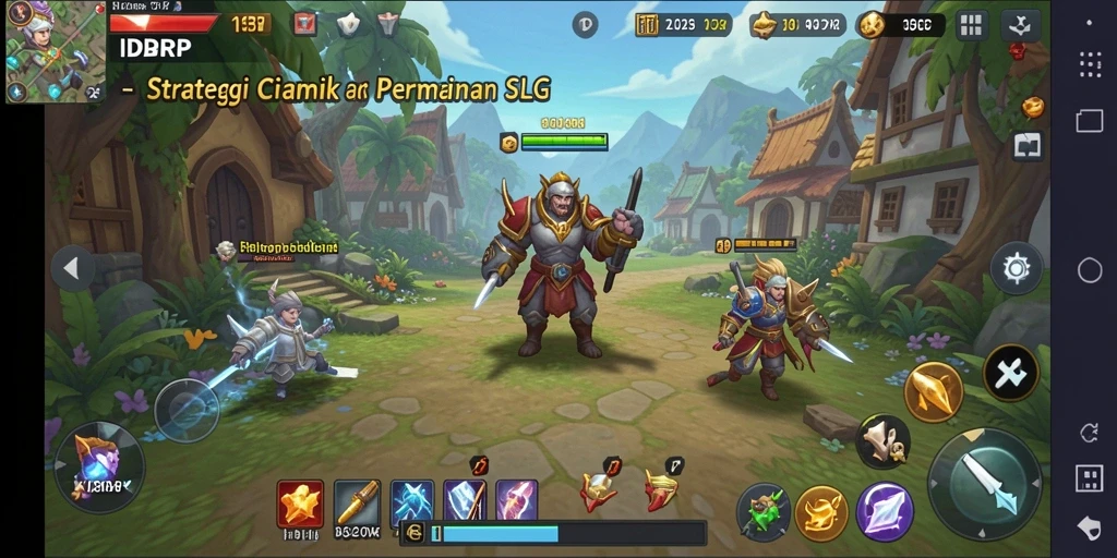 Tangkapan layar gameplay <strong>IDRRP</strong> menunjukkan pertempuran strategis yang mengasyikkan.