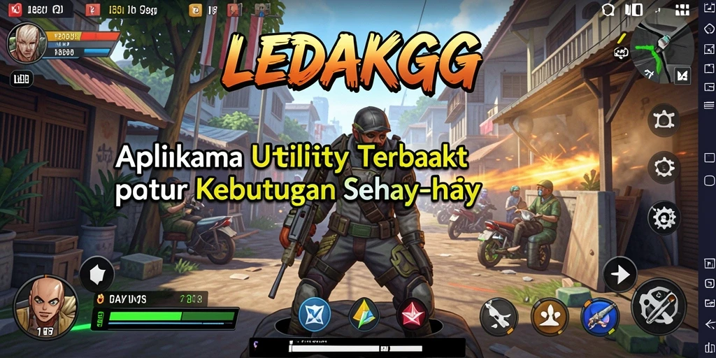 Tampilan antarmuka LEDAKGG yang memudahkan pengguna dalam aktivitas sehari-hari.