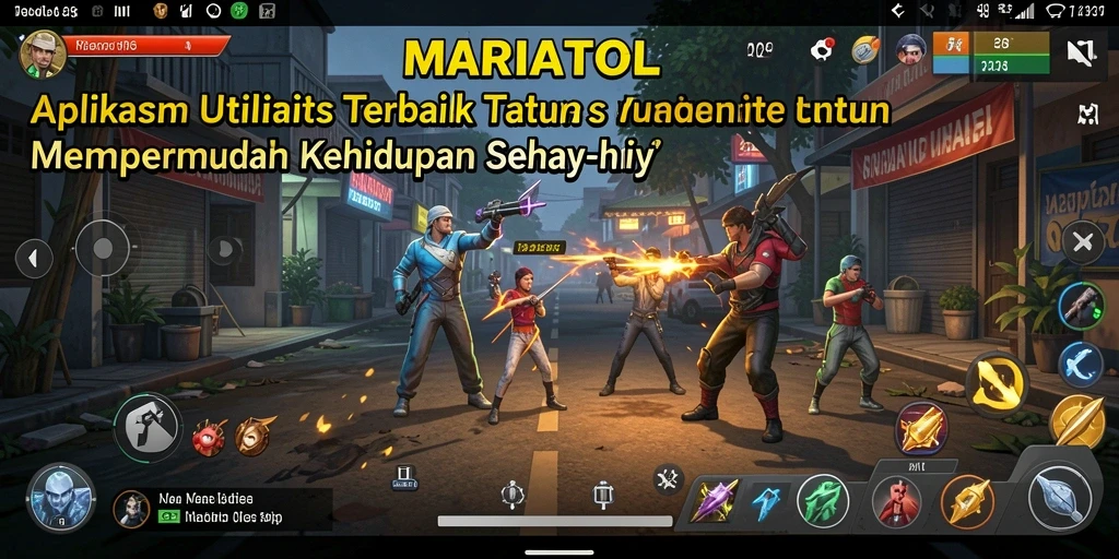 Tampilan antarmuka MARIATOGL yang bersih dan fungsional.