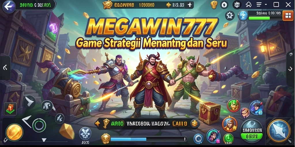 Tampilan gameplay seru dan penuh strategi dari MEGAWIN777.