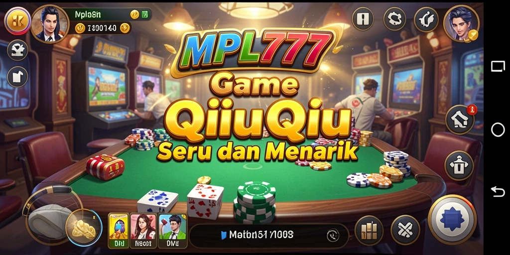 Gameplay intens QiuQiu yang seru di MPL777.