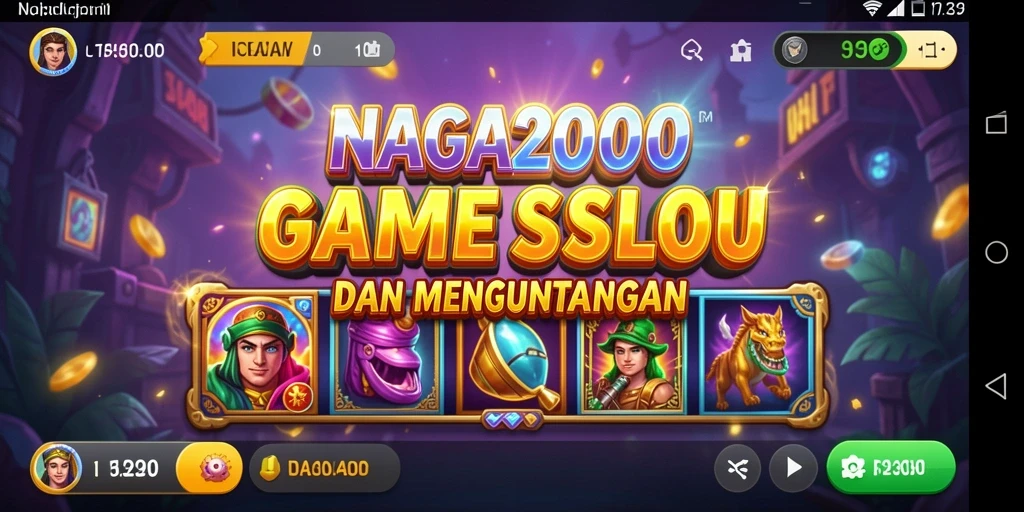Screenshot gameplay NAGA2000 menampilkan keseruan bermain slot.