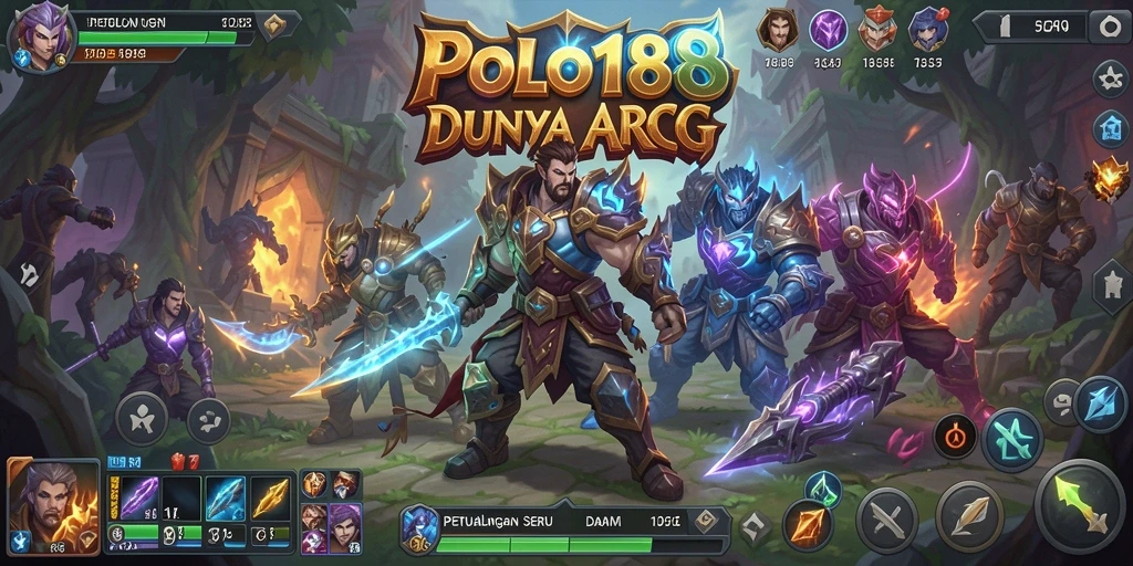 Tampilan aksi seru dalam gameplay ARPG POLO188.
