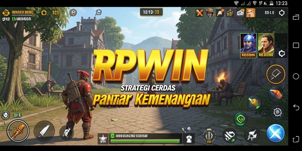 Screenshot menarik dari gameplay RPWIN yang mendebarkan.