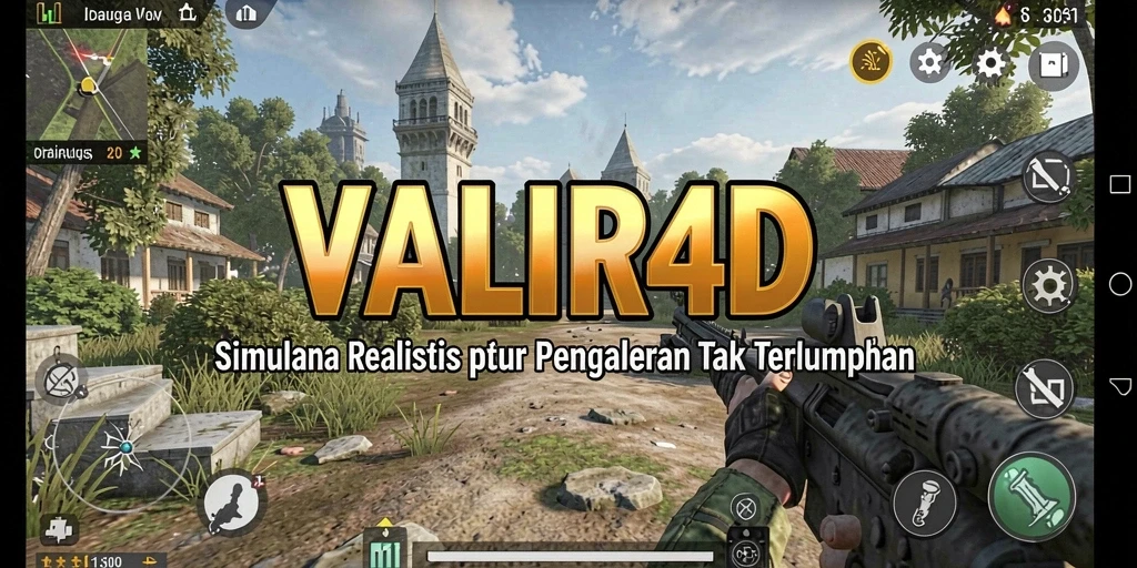 Tampilan gameplay VALIR4D yang memukau dan realistis.