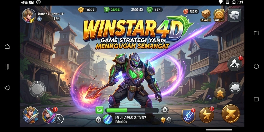 Tampilan gameplay menakjubkan WINSTAR4D dengan elemen strategi yang kuat.