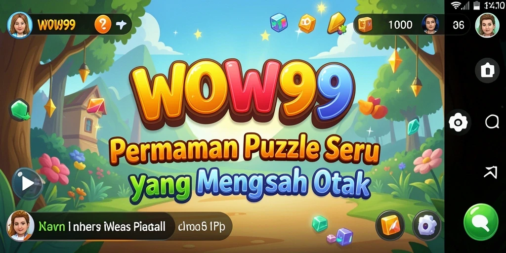 Screenshot gameplay WOW99 menampilkan tantangan puzzle yang menarik.